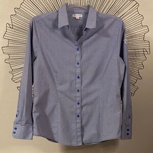 Red House Button Down Shirt Yellowstone Club Logo  Blue Size L